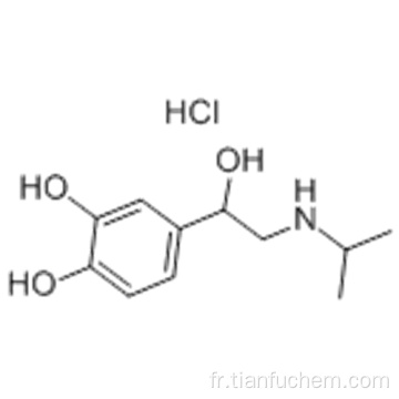Chlorhydrate d&#39;isoprénaline CAS 51-30-9